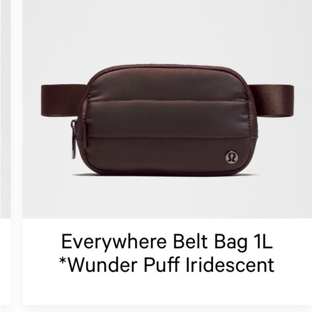 LULULEMON Everywhere belt bag wunder puff iridescent